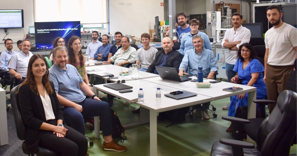 Members of the PrecisionPlastics consortium at the meeting held at EGITRON
